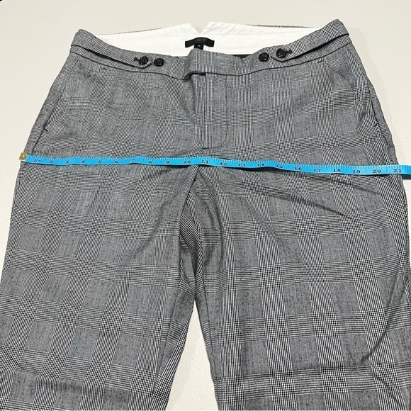 J. Crew Maddie Glen Houndstooth Plaid Wool Blend Pants - Picture 10 of 12